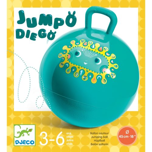 Djeco Ugrálólabda - átm. 45 cm - Jumpo Diego 